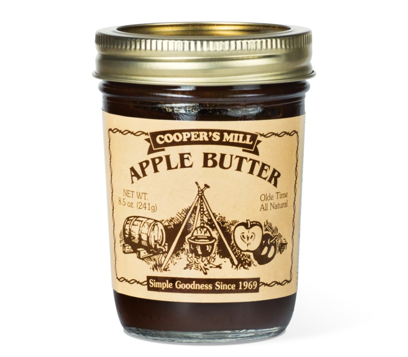 Cooper's Mill Apple Butter (sugar- no cinnamon)- Half Pint