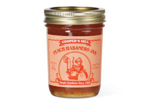 Cooper's Mill Cooper's Mill Peach Habanero Jam- Half Pint