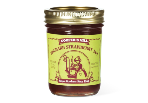 Cooper's Mill Cooper's Mill Rhubarb Strawberry Jam- Half Pint