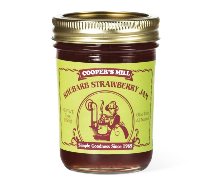 Cooper's Mill Rhubarb Strawberry Jam- Half Pint