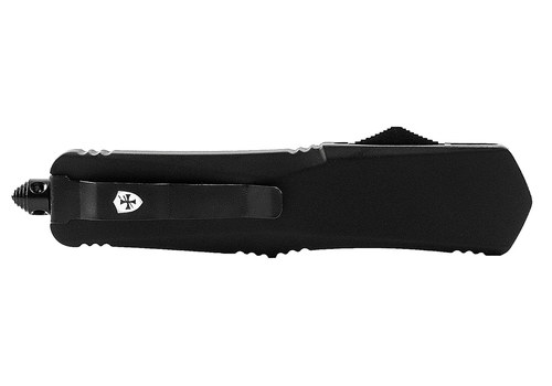 Templar Templar, Large Black Rubber OTF Black 440C Drop Point
