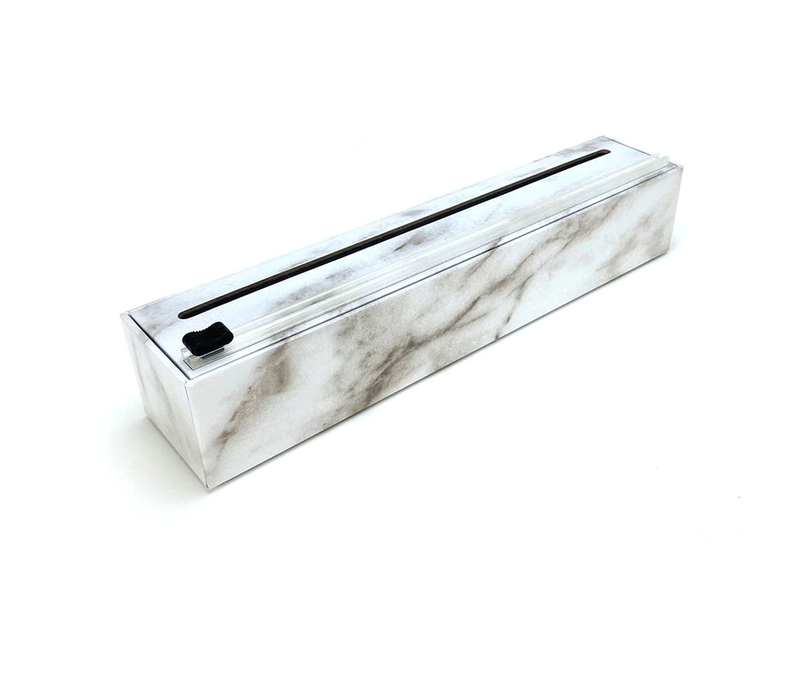 4004--AllenReed, Dispenser Carrara Marble Plastic Wrap 12" x 250'
