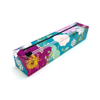 4012--Allen Reed, Dispenser Spring Flowers Plastic Wrap 12" x 250'