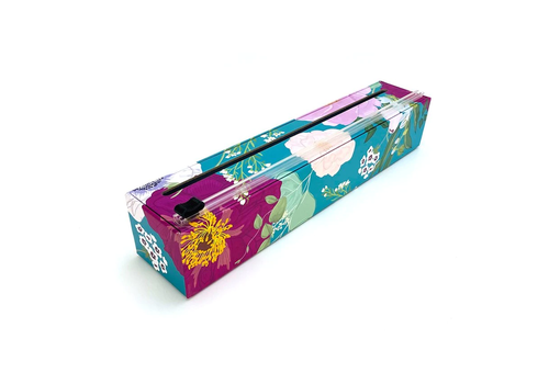 Allen Reed Co. Inc. ChicWrap Plastic Wrap Dispenser- Spring Flowers  12" x 250'