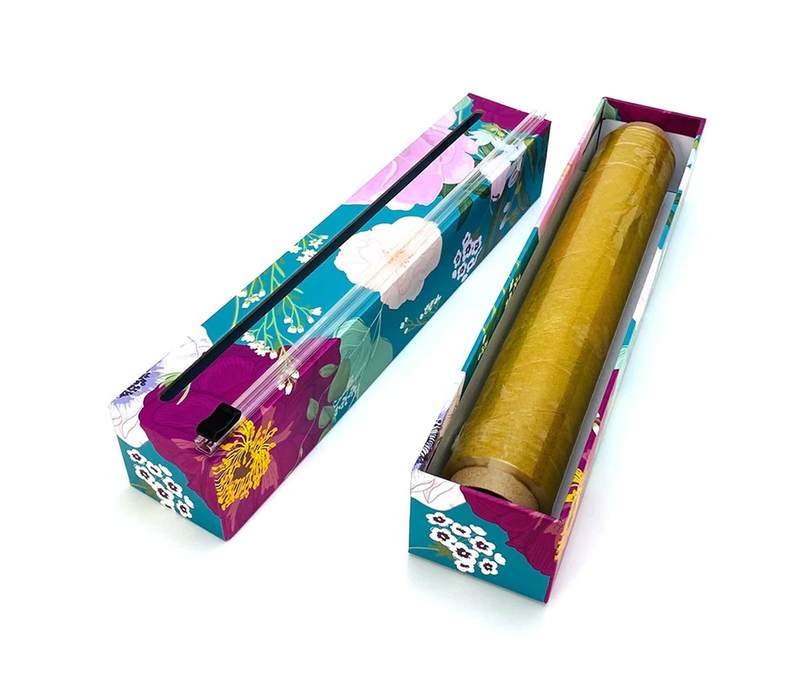 ChicWrap Plastic Wrap Dispenser- Spring Flowers  12" x 250'