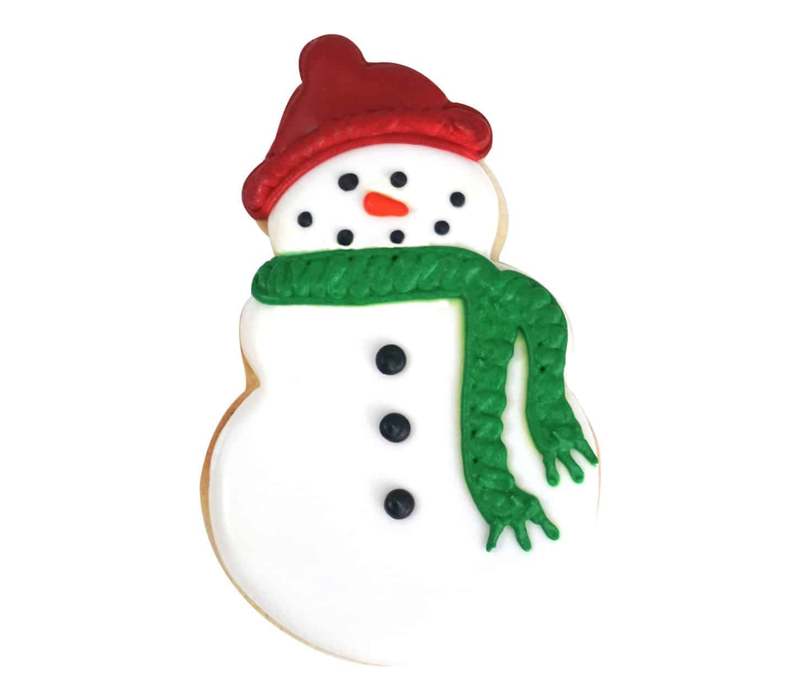 R&M Snowman Pom Pom Hat Cookie Cutter 4"