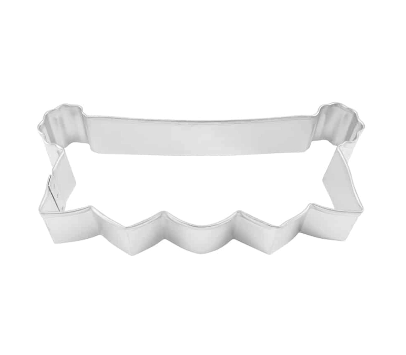 R&M  Banner Cookie Cutter 5"