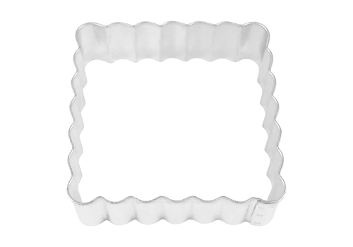 R&M R&M Square Fluted Cookie Cutter 2.75"