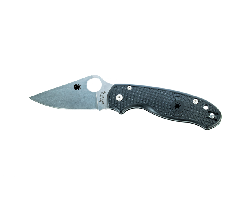 Spyderco, Para 3 with Black FRN Handle with a CTS-BD1N Stainless Blade.