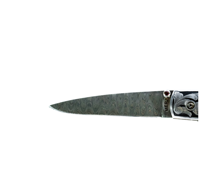 Merz Knives, Mike Norris Damascus, SS