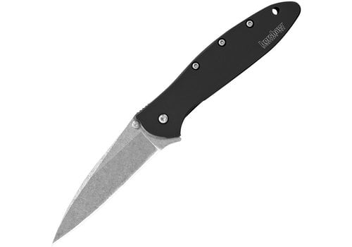 Kershaw Kershaw Leek, Assisted Open Black with Stonewash Blade