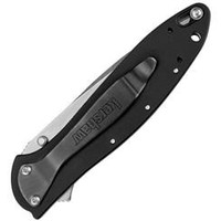 Kershaw Leek, Assisted Open Black with Stonewash Blade