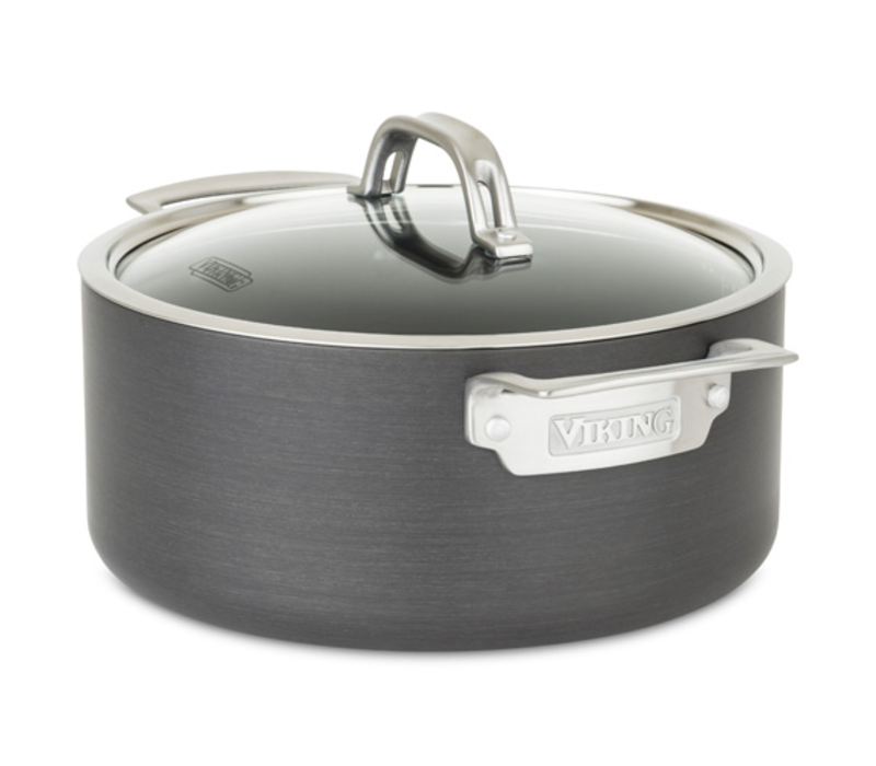 Viking Hard Anodized Nonstick 10 Piece Cookware Set with Glass Lids
