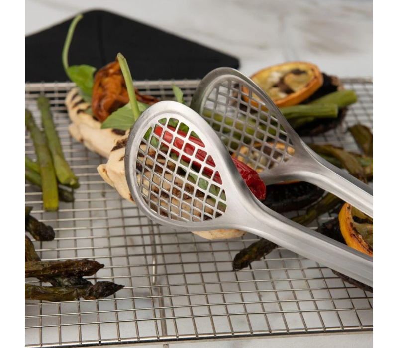Browne, Cuisipro Stainless Steel Grill and Fry Tongs