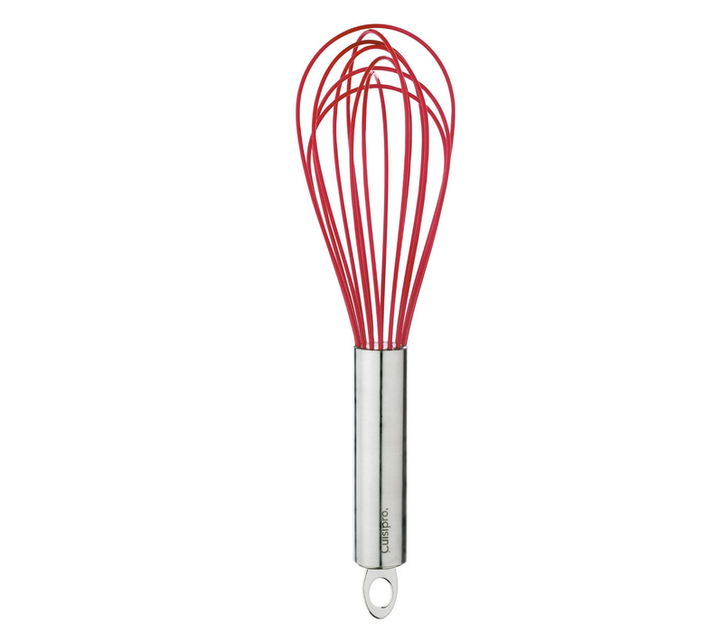 74695005--Browne, Cuisipro Balloon Whisk SS 10" w/ Non-Stick Red Coating