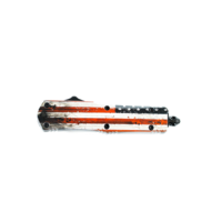 Templar Small "Wood" US Flag OTF Silver 440C Drop Point
