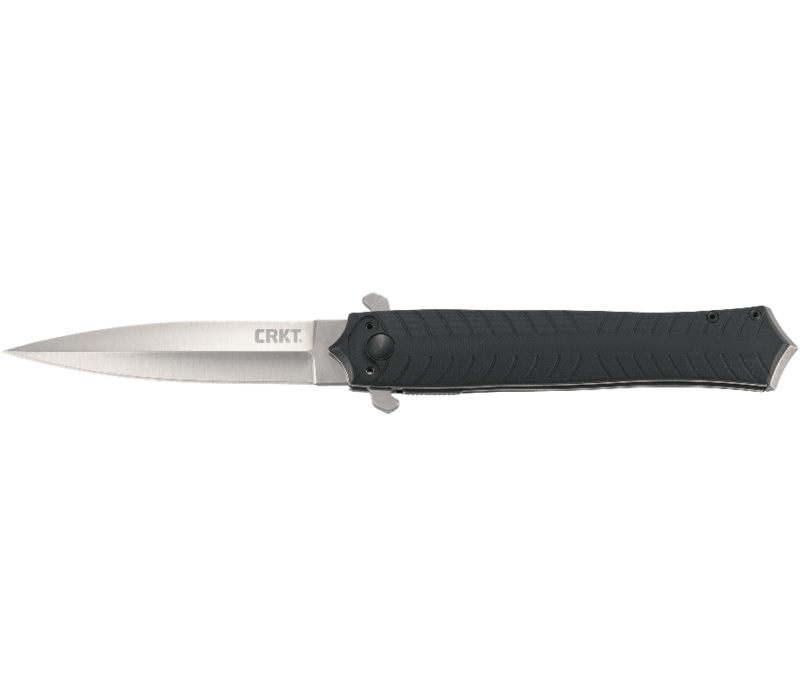 CRKT Xolotl, 4116 Stainless Steel, Black G10 Handle