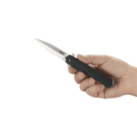 CRKT Xolotl, 4116 Stainless Steel, Black G10 Handle