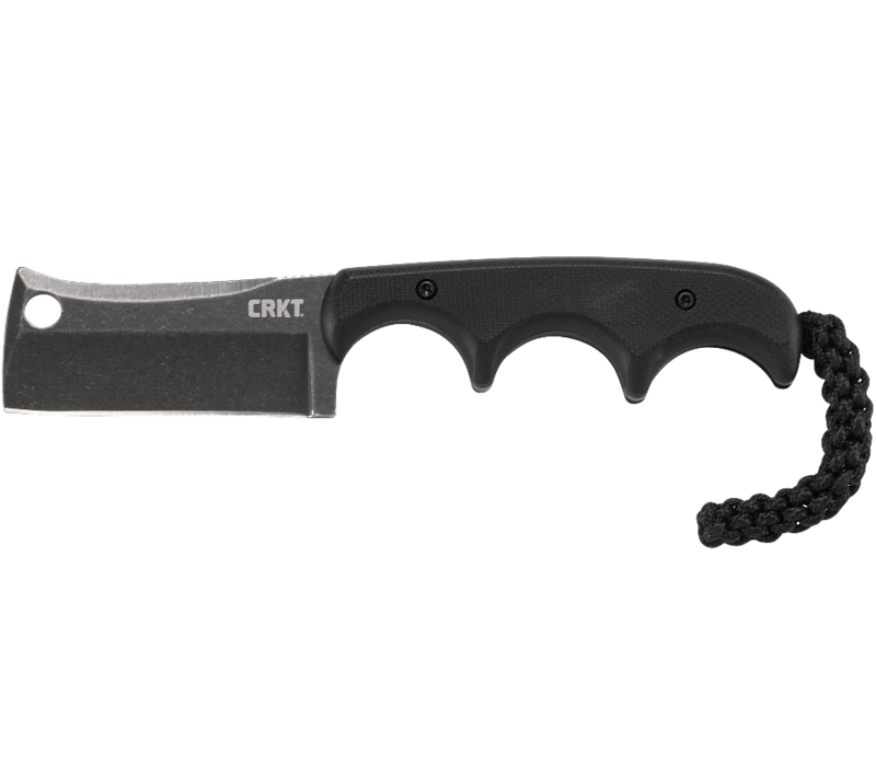CRKT Minimalist Cleaver Blackout, Black G10, 5Cr15MoV