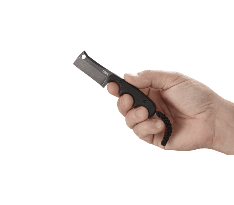 CRKT Minimalist Cleaver Blackout, Black G10, 5Cr15MoV
