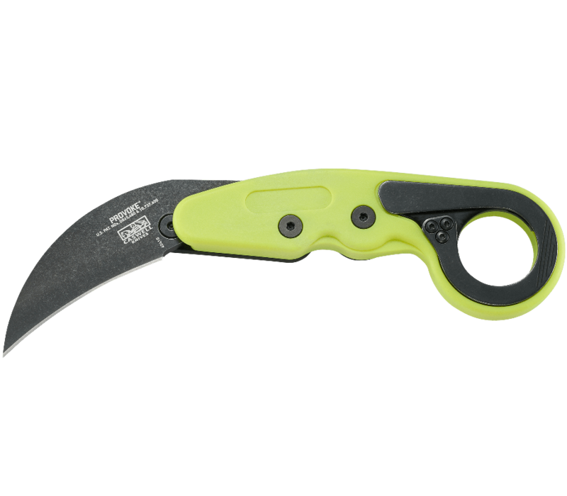 CRKT Provoke ZAP with Green Grivory Handle