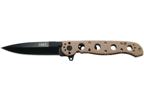 CRKT CRKT, Spear Point Black Blade, Bronze Handle