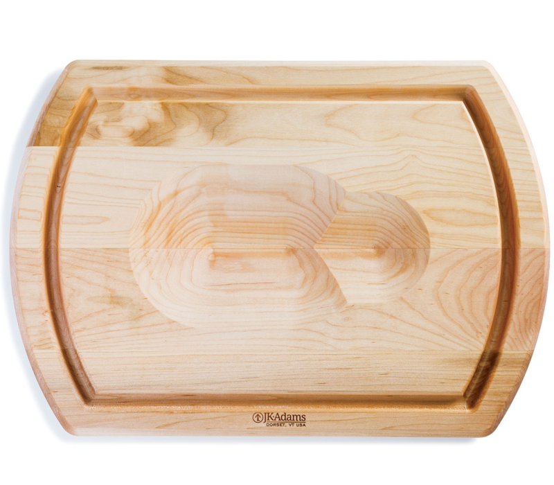 JK. Adams Maple Carving Board, Reversible  20"x14"