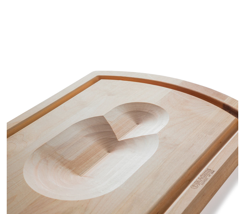 JK. Adams Maple Carving Board, Reversible  20"x14"