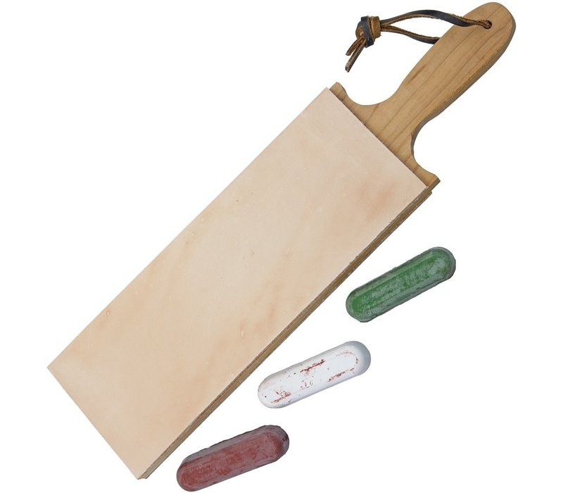 Garos Goods Double Sided 3" Paddle Strop with Compound