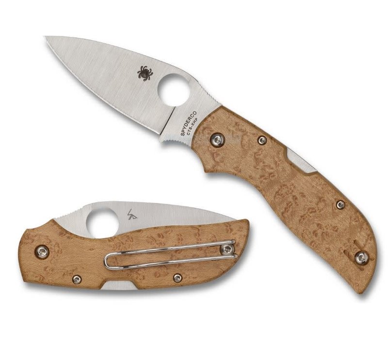 Spyderco, Chaparral Birdseye CTS XHP, Maple Handle