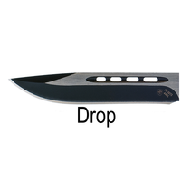 Templar Slim OTF Eagle, Black 440C Drop Point