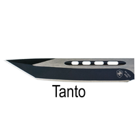 Templar, Camo Slim OTF, Black Tanto 440C Steel