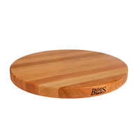 John Boos Reversible Round Cherry Cutting Board 18"x1-1/2"