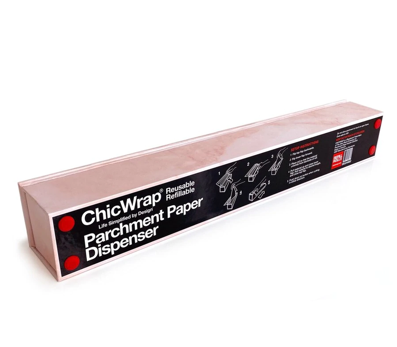 6002--ChicWrap, 15" x 33' (42 sqft) Rose Marble Parchment Dispenser