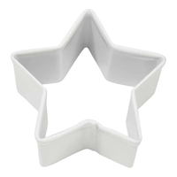 R&M Mini Star Cookie Cutter 1.5"- White