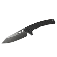 ABKT Ignite Flipper Knife - Black G10 Handle, D2 Steel