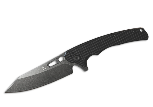 ABKT - American Buffalo Knife & Tool ABKT Ignite Flipper Knife - Black G10 Handle, D2 Steel