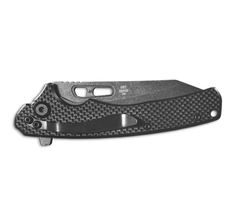 ABKT Ignite Flipper Knife - Black G10 Handle, D2 Steel