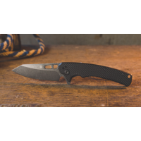 ABKT Ignite Flipper Knife - Black G10 Handle, D2 Steel