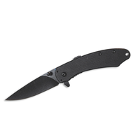 ABKT Ember Elite Folder Assisted Open Black G10 Scales