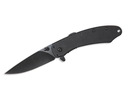 ABKT - American Buffalo Knife & Tool AB067B--ABKT, Ember Spring Assist - Black