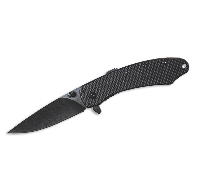 ABKT Ember Elite Folder Assisted Open Black G10 Scales