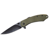 ABKT - American Buffalo Knife & Tool ABKT Ember Elite Folder Assisted OD Green G10 Scales