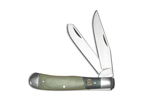 ABKT - American Buffalo Knife & Tool RP0002CMG--ABKT, Rattler Series Trapper - Black/Green