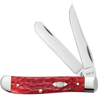 Case Cutlery Mini Trapper Jig Red Bone, Carbon Steel
