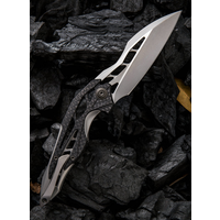 906CF-C--WEKnives, Arrakis  W/Titanium & Carbon Fiber Handle & M390 Steel