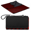 Picnic Time, Oniva, Blanket Tote XL Outdoor Picnic Blanket, (Red & Black Buffalo Plaid Pattern)