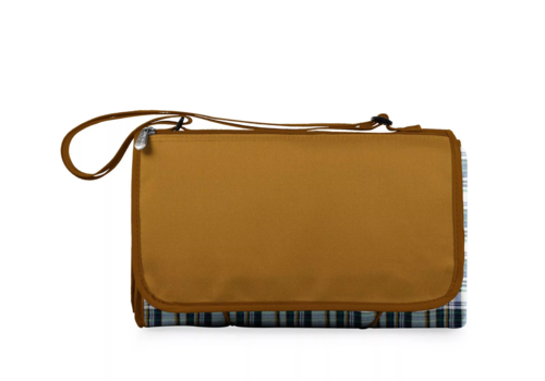 Picnic Time Picnic Time, Oniva, Blanket Tote XL Outdoor Picnic Blanket, (English Plaid Pattern with Beige Flap)