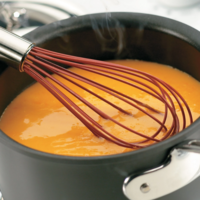74695205--Browne, Cuisipro Balloon Whisk SS 12" w/ Non-Stick Red Coating
