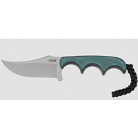 CRKT Minimalist Persian, Black and Green Micarta, 8Cr13MoV